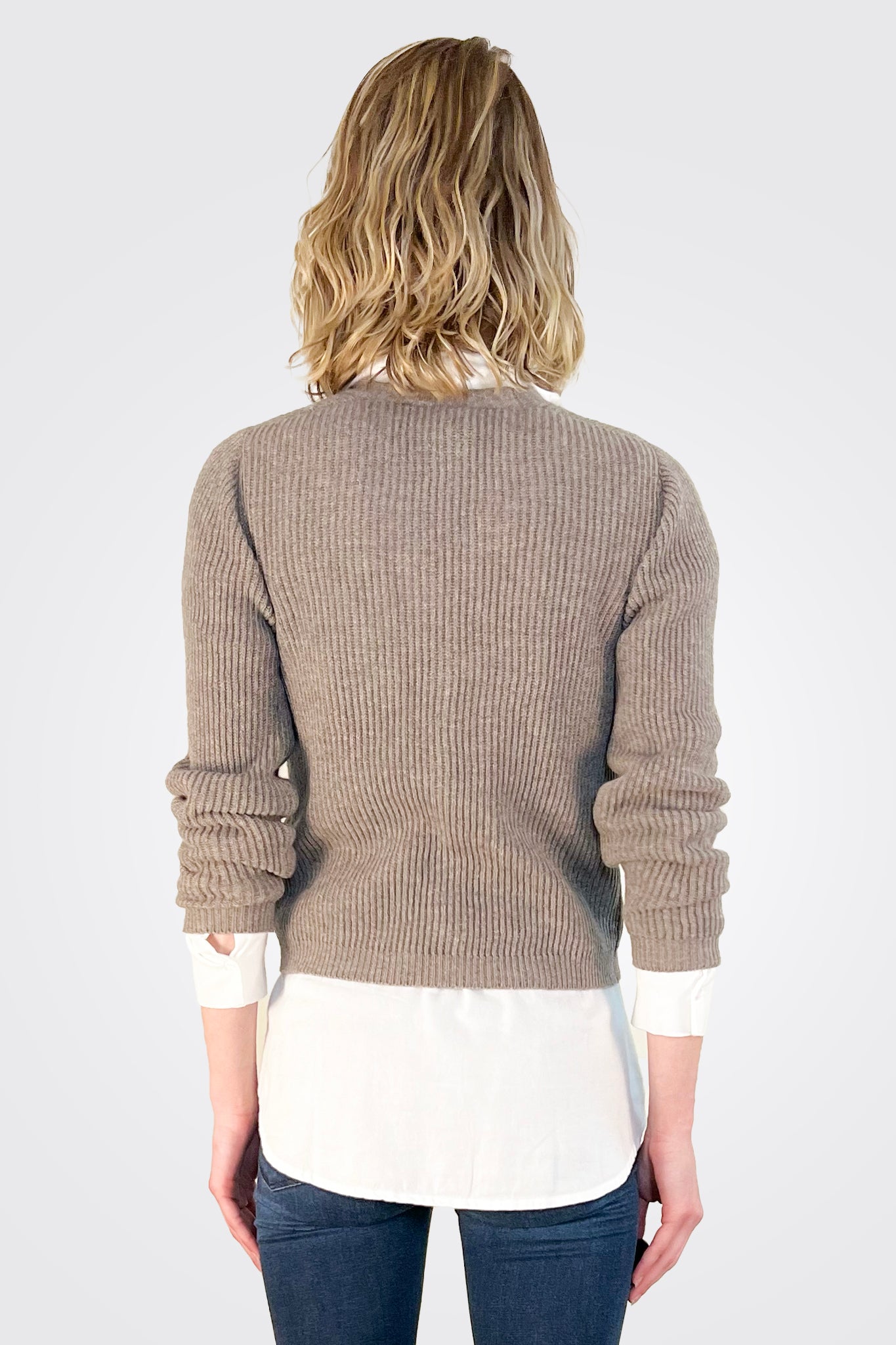 Rib Cardigan - Drift by Private 0204 — view 3