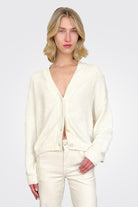 Button Cardigan - Cream by MeiMeij | 25 South Boutiques