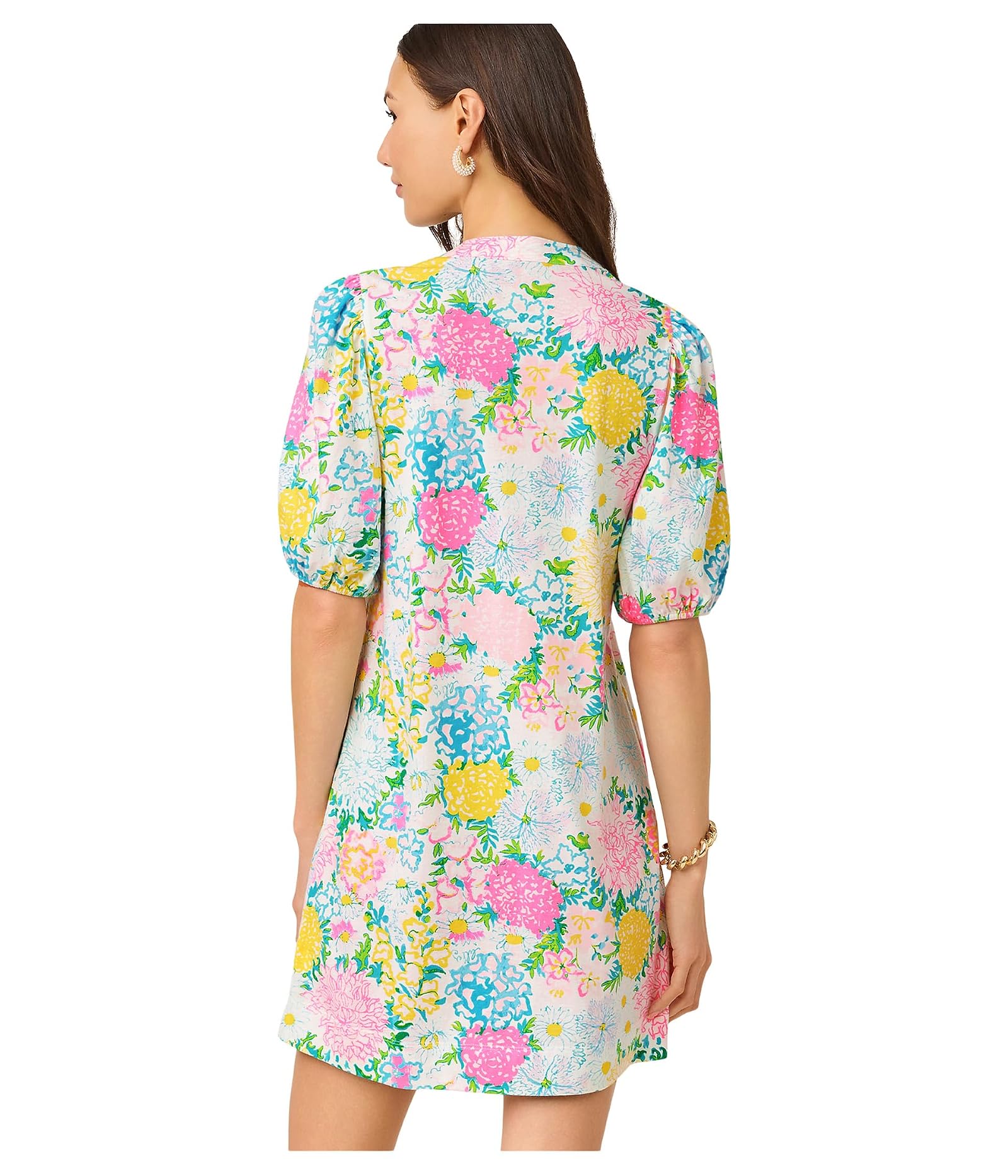 Carey Dress - Lilly Garden by Lilly Pulitzer — view 4