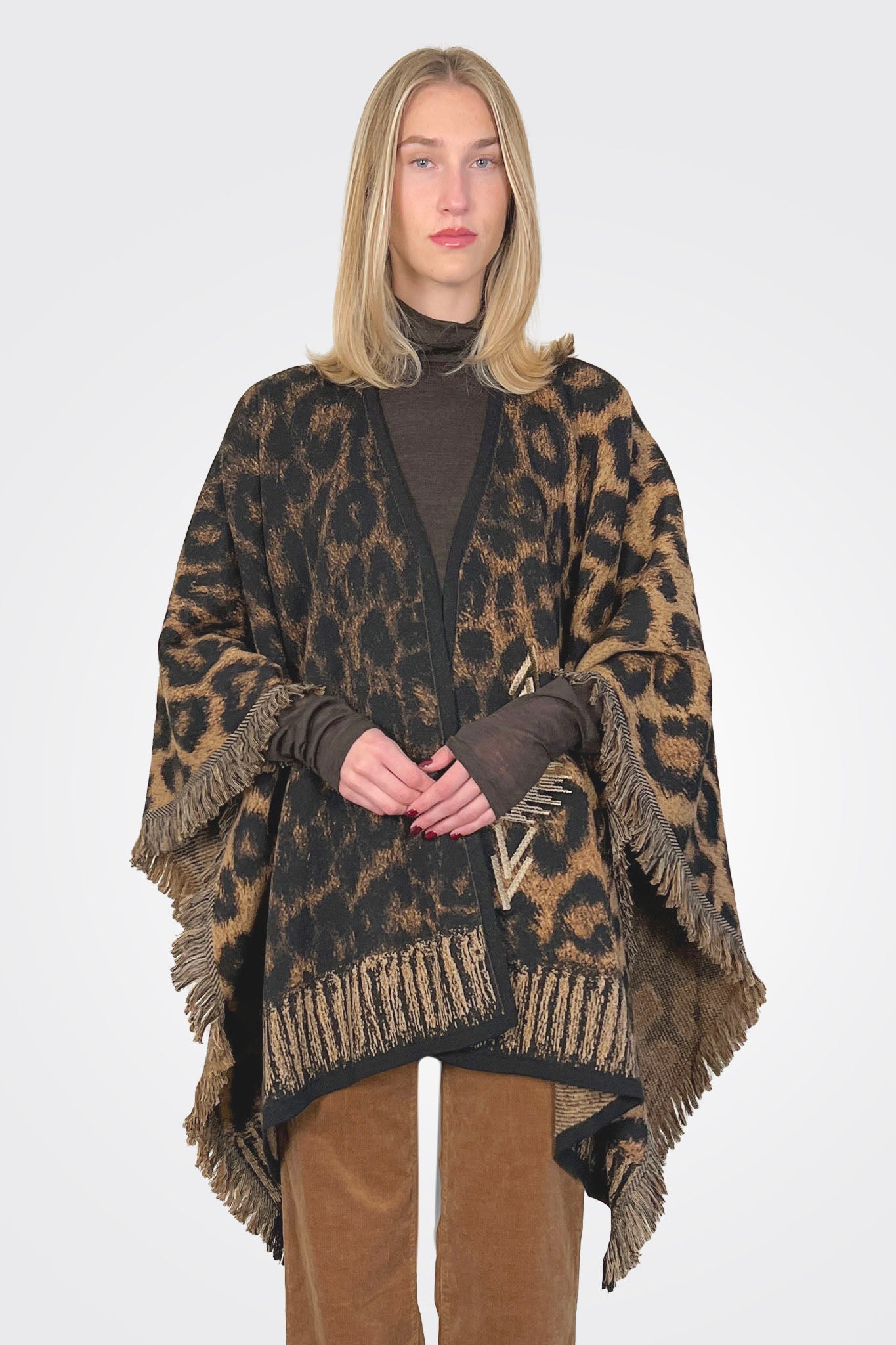 Mantella Cape - Caramello by Bye Firenze — alternate view