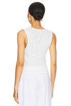 Caspian Twist Top - White by LA Made — alternate view