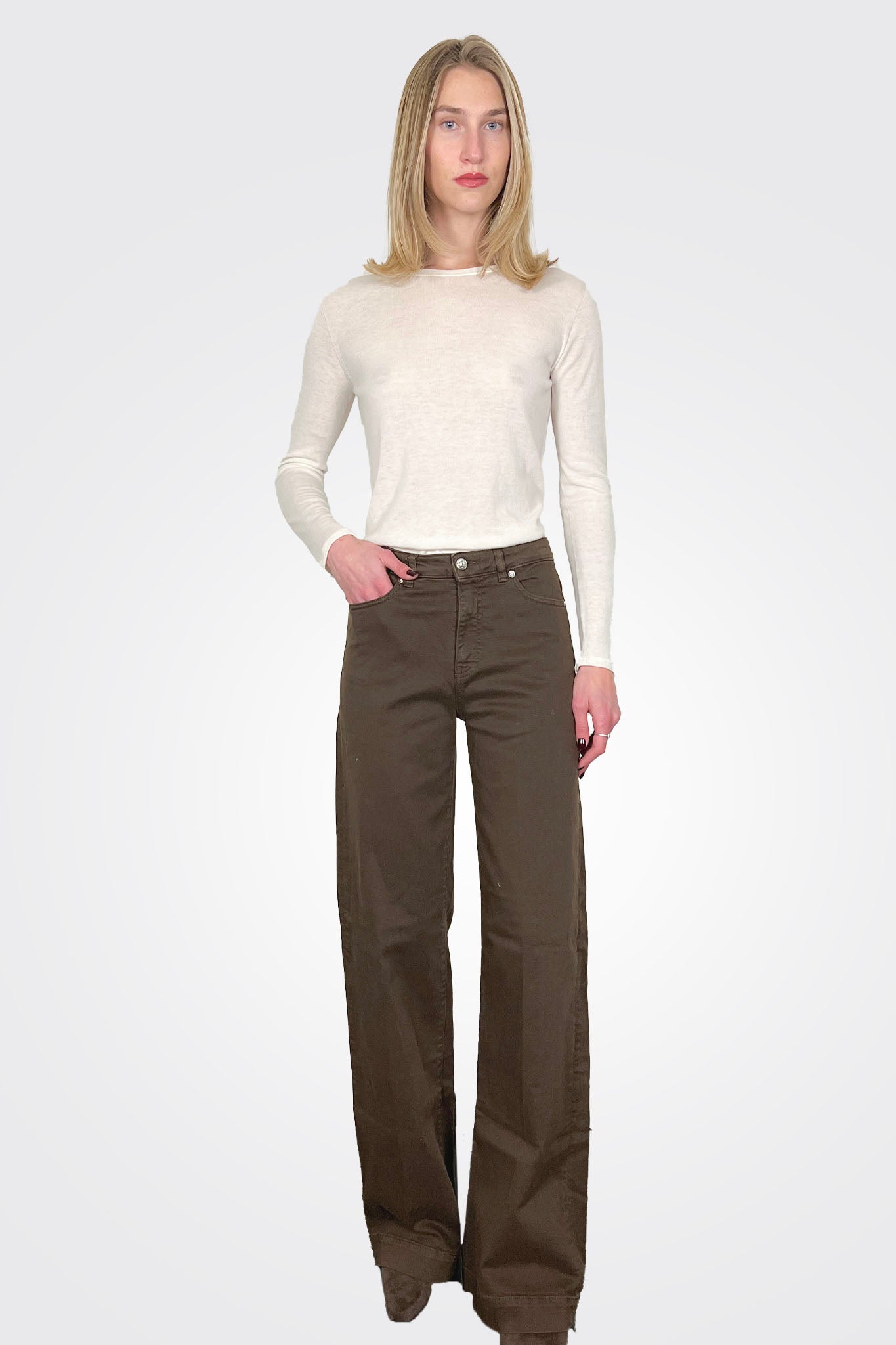 Enna Palazzo Pant - Castor by Nine In The Morning | 25 South Boutiques