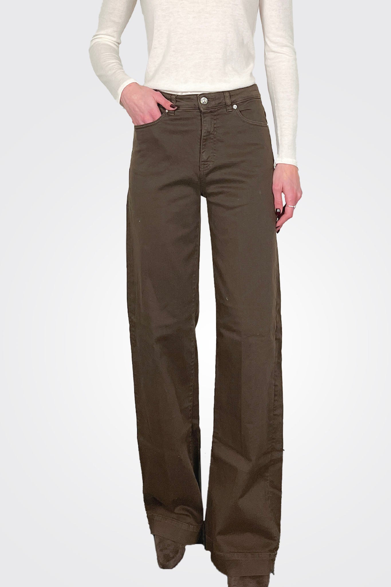 Enna Palazzo Pant - Castor by Nine In The Morning — alternate view