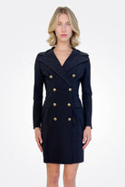 Disma Jersey Dress - Black by Chiara Boni — alternate view
