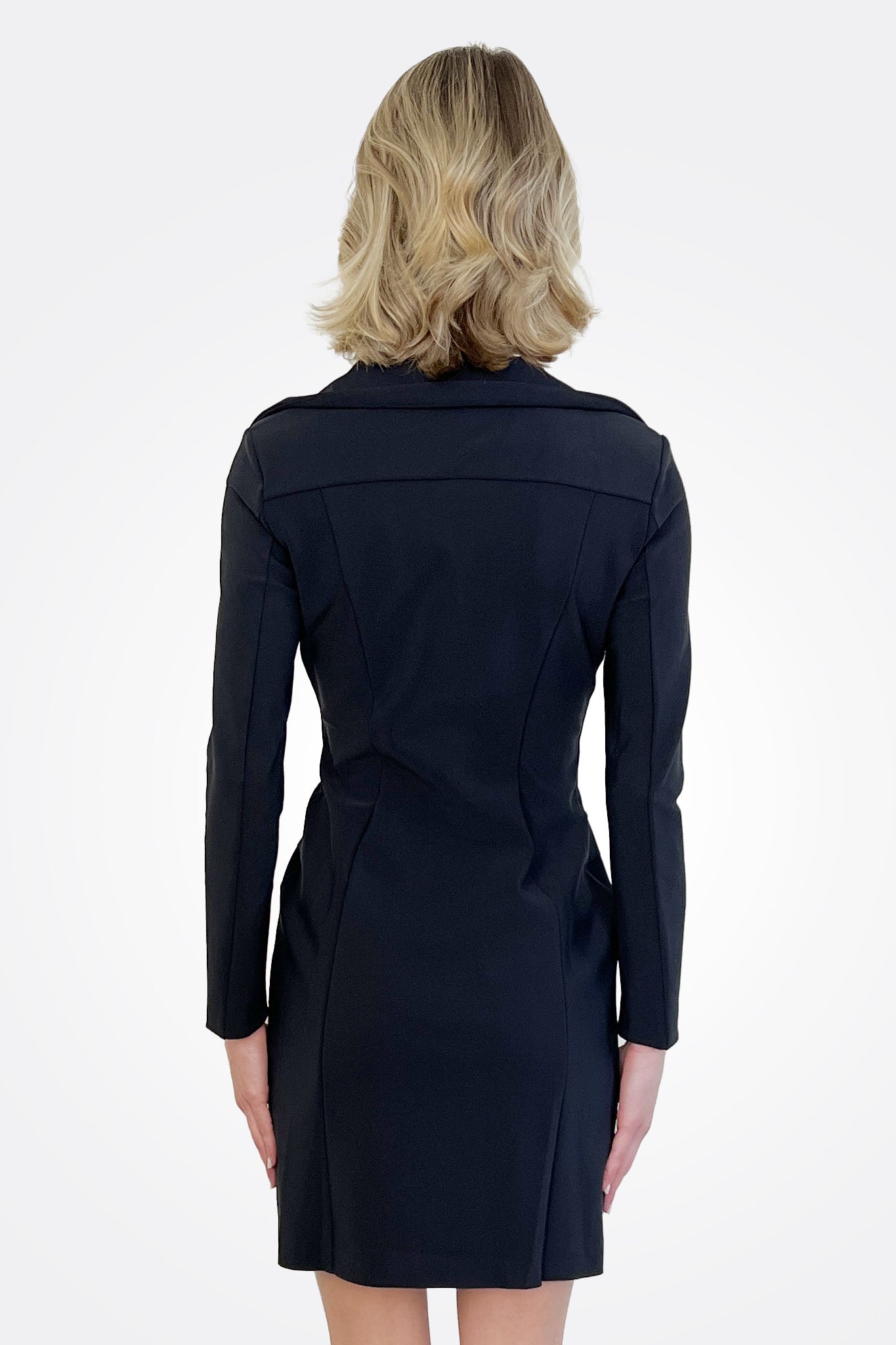 Disma Jersey Dress - Black by Chiara Boni — view 3