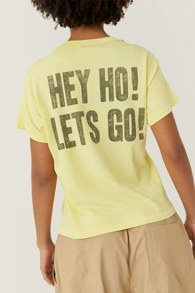 The Ramones Bowery Bleeker Tee - Sunfaded Citron by DayDreamer — alternate view