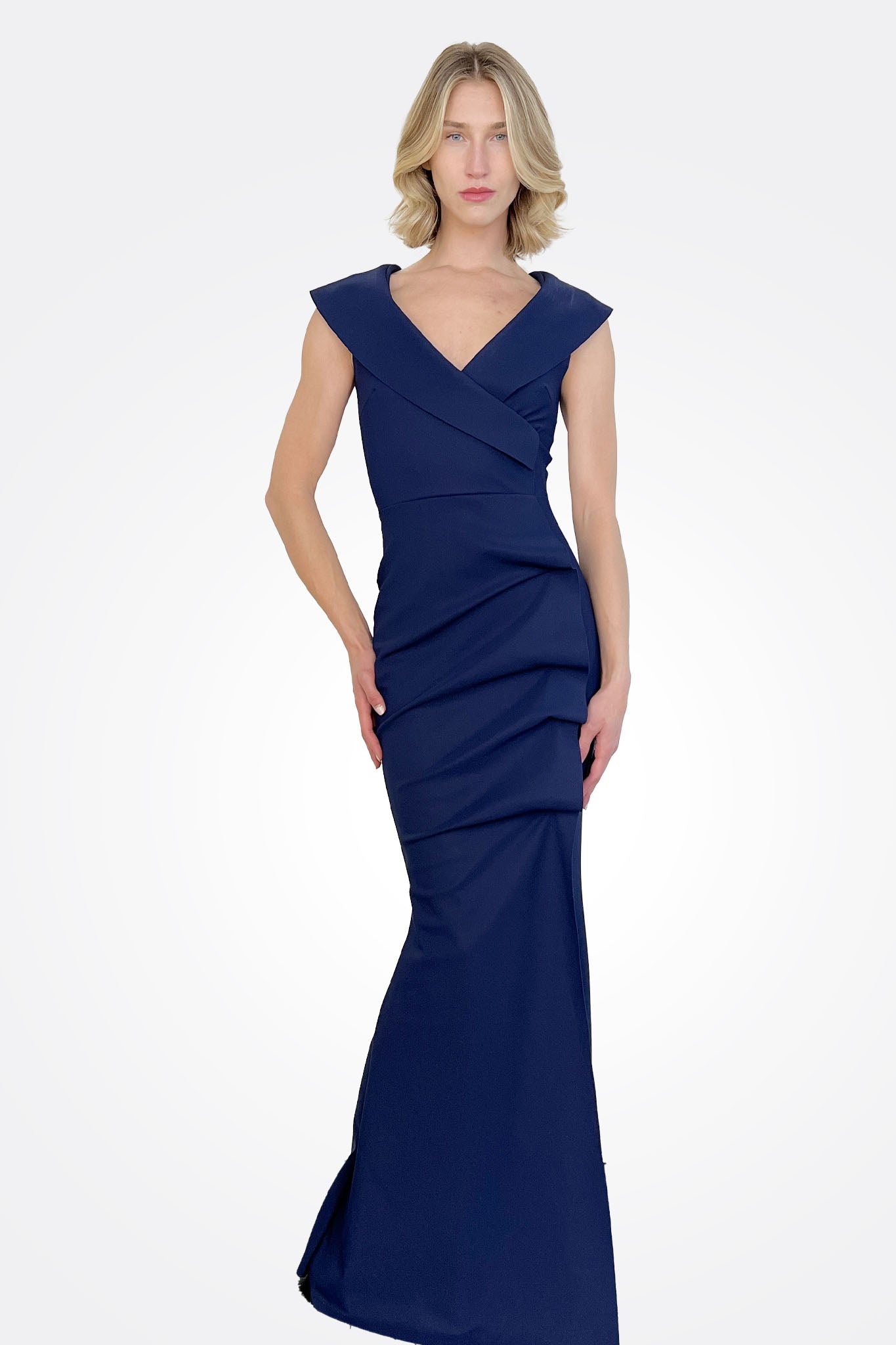 Fiy Norc Long Dress - Blu Notte by Chiara Boni | 25 South Boutiques