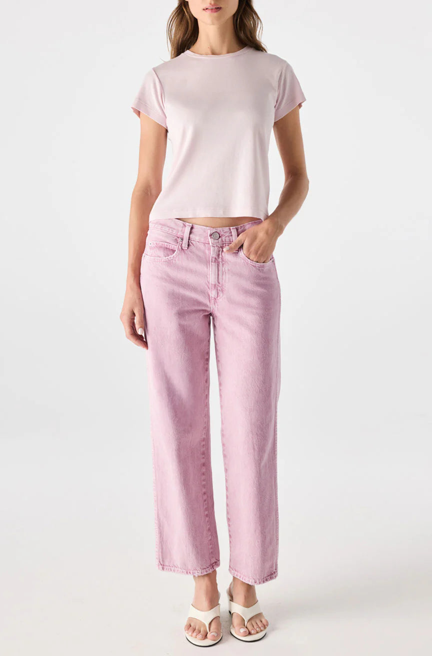 Billie Straight Leg Crop Jean - Rosestone by AMO | 25 South Boutiques