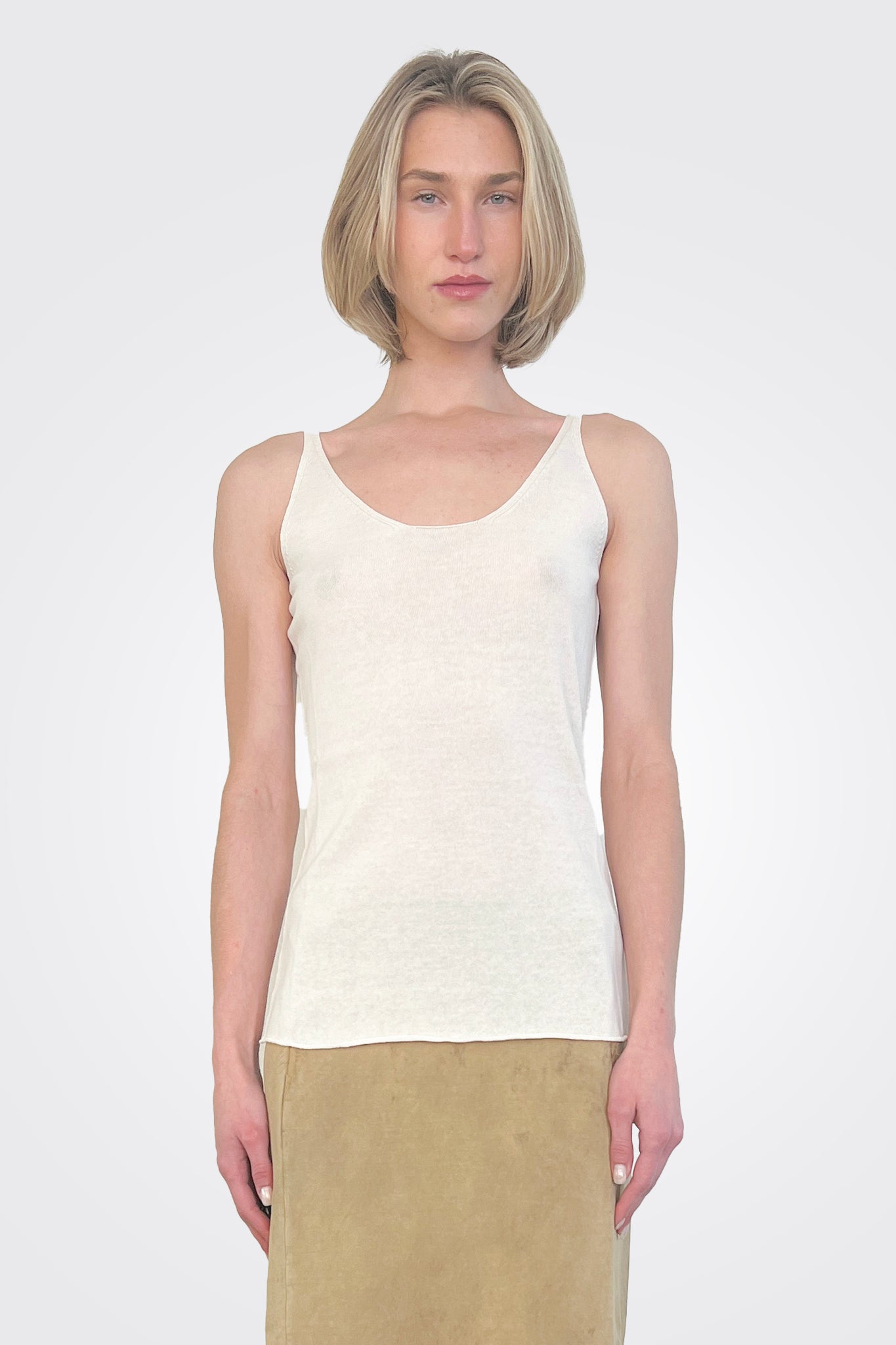 Knit Top - Chalk by Masnada | 25 South Boutiques