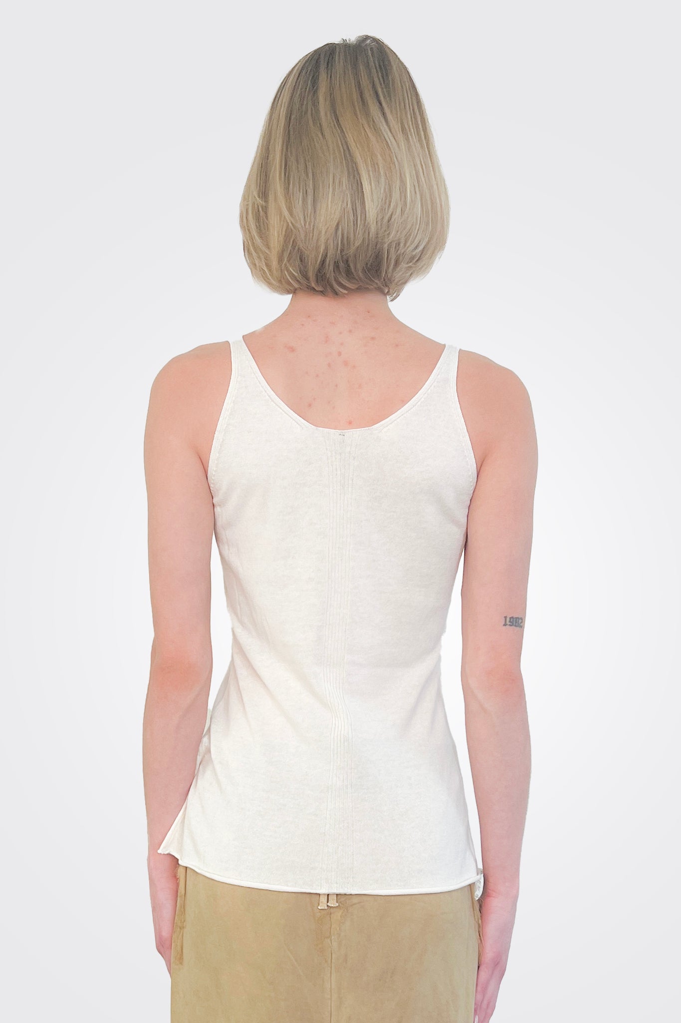 Knit Top - Chalk by Masnada — view 3