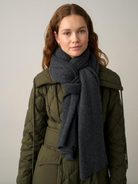 Cashmere Travel Wrap - Charcoal by White + Warren | 25 South Boutiques