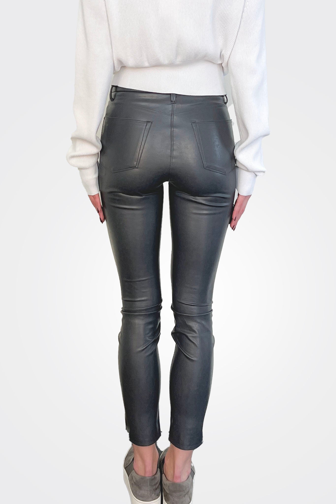 Ray 5 Pocket Pant - Charcoal by Cambio — view 3