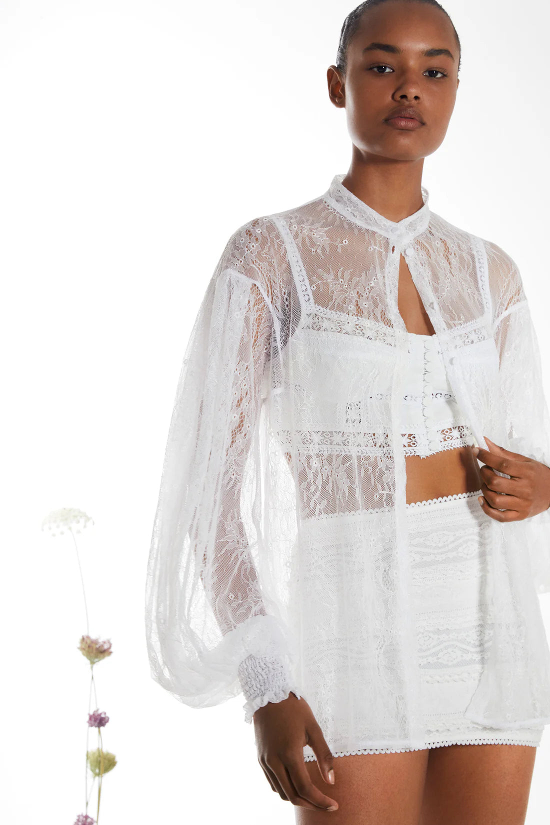 Caralle Blouse - White by Charo Ruiz | 25 South Boutiques