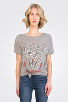 Rock N Roll Tiger Tee - Streaky Greay by Chaser | 25 South Boutiques
