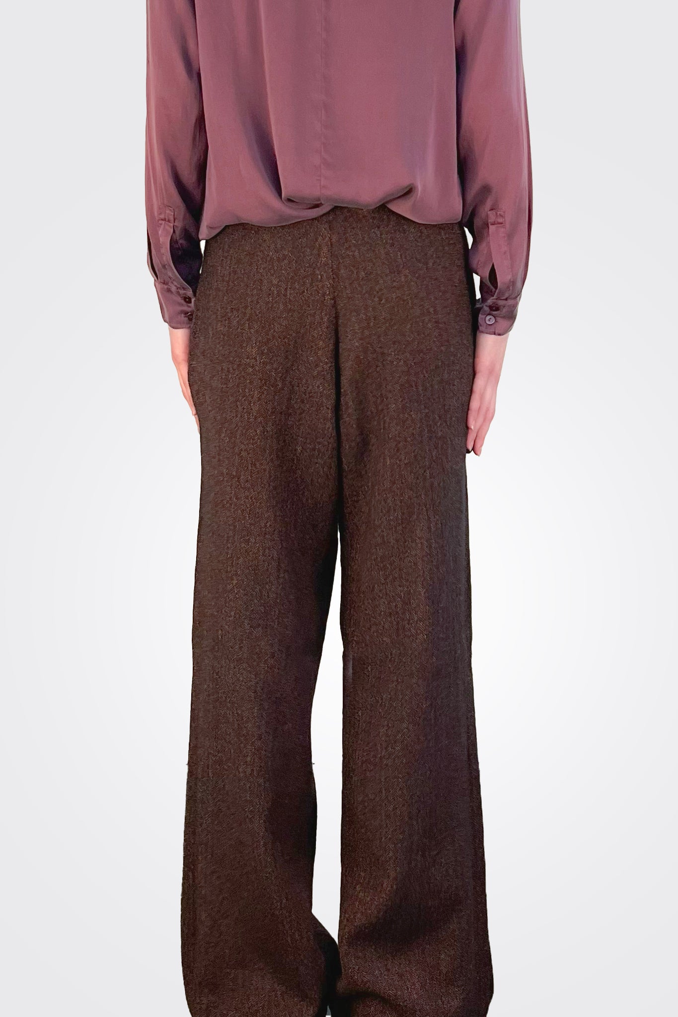 Flare Trousers - Cherry by Transit Par-Such — view 3