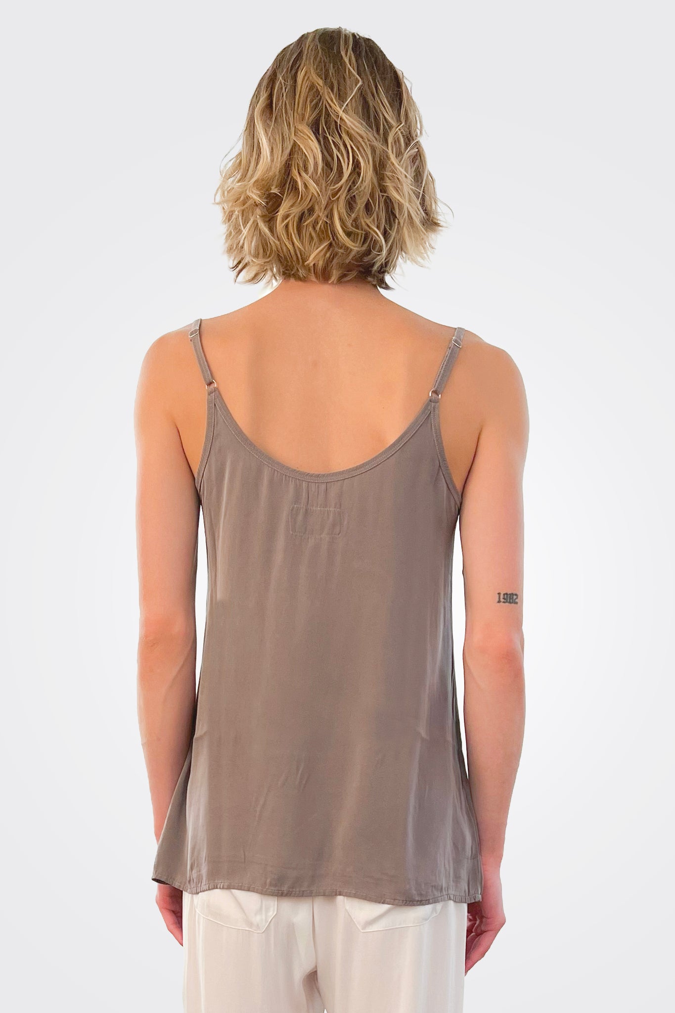 Silk Camisole - Choco by Private 0204 — alternate view