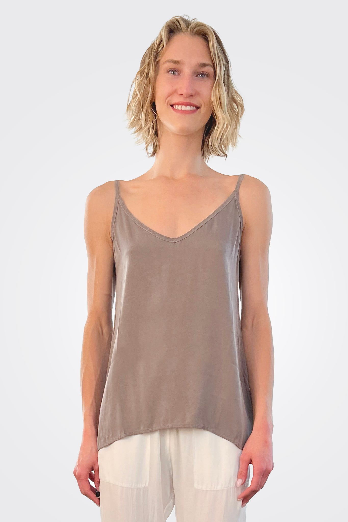 Silk Camisole - Choco by Private 0204 | 25 South Boutiques