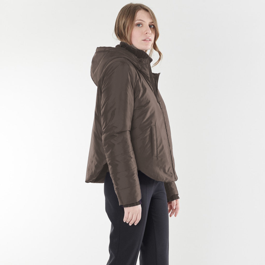 Effie Down Jacket - Choco by Hana San | 25 South Boutiques