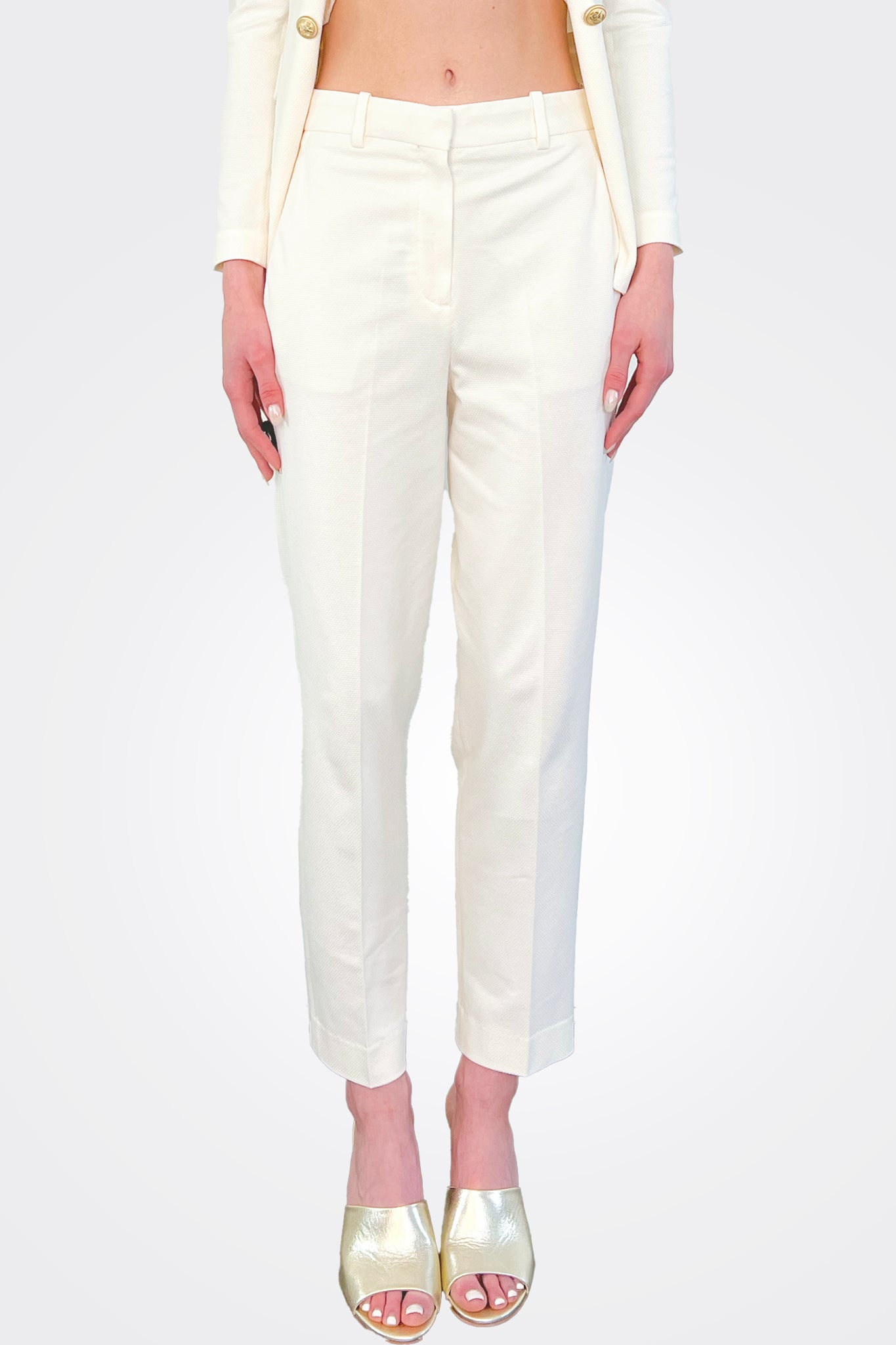 Carrot Oxford Trousers - Latte by Circolo — view 3