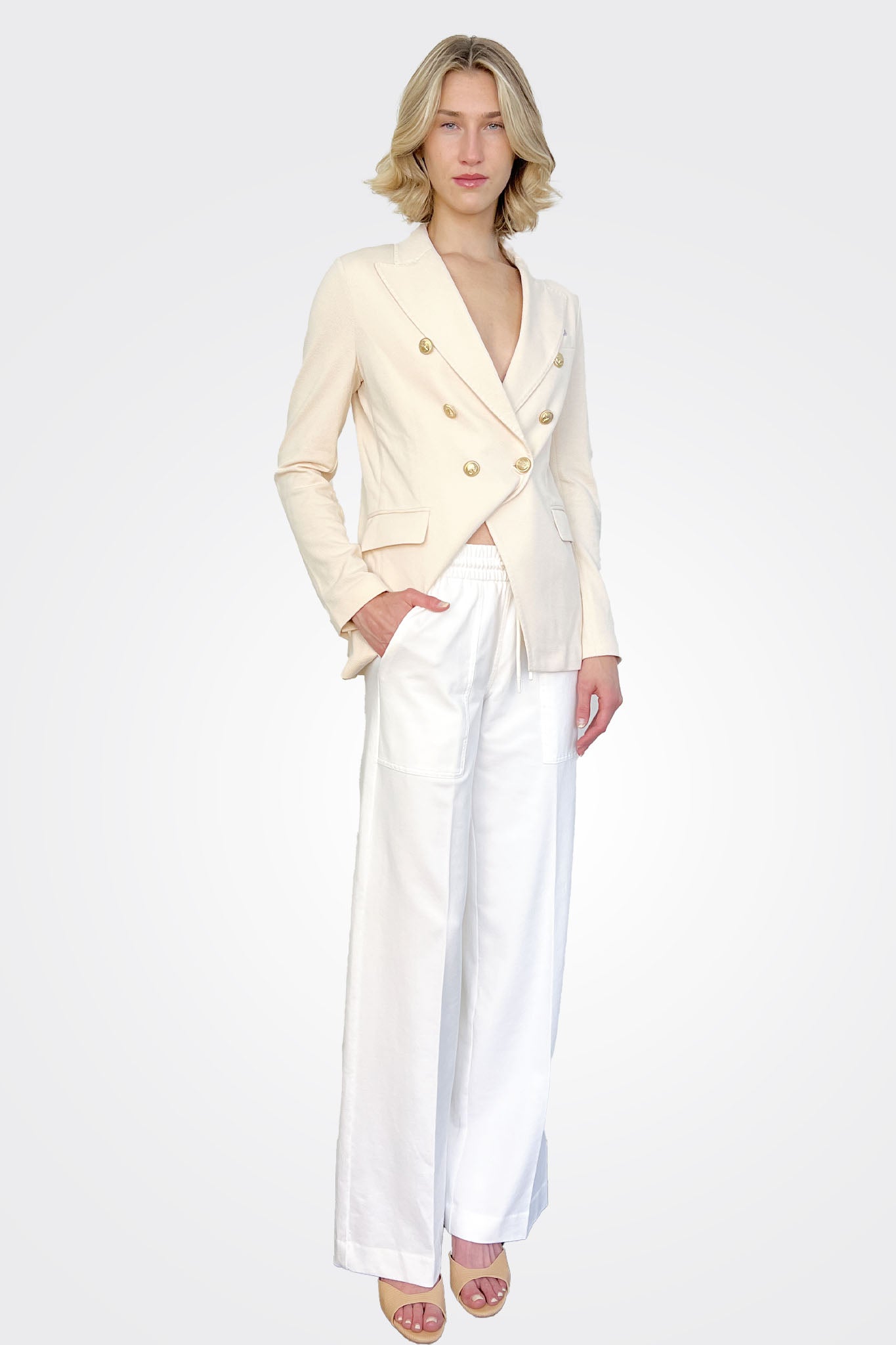 Jogger Trouser - Latte by Circolo | 25 South Boutiques