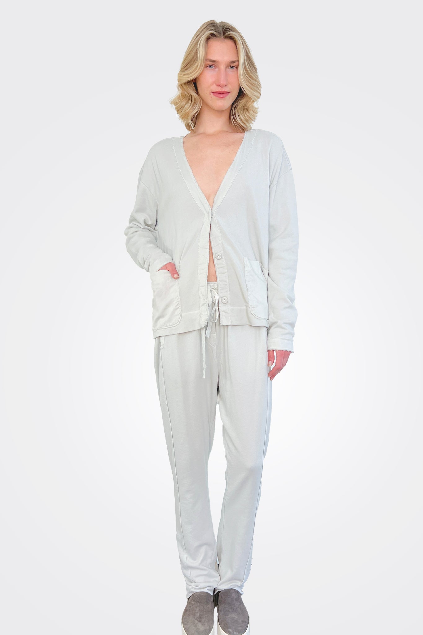 Light Sweat Pants - Cloud by Kristensen | 25 South Boutiques