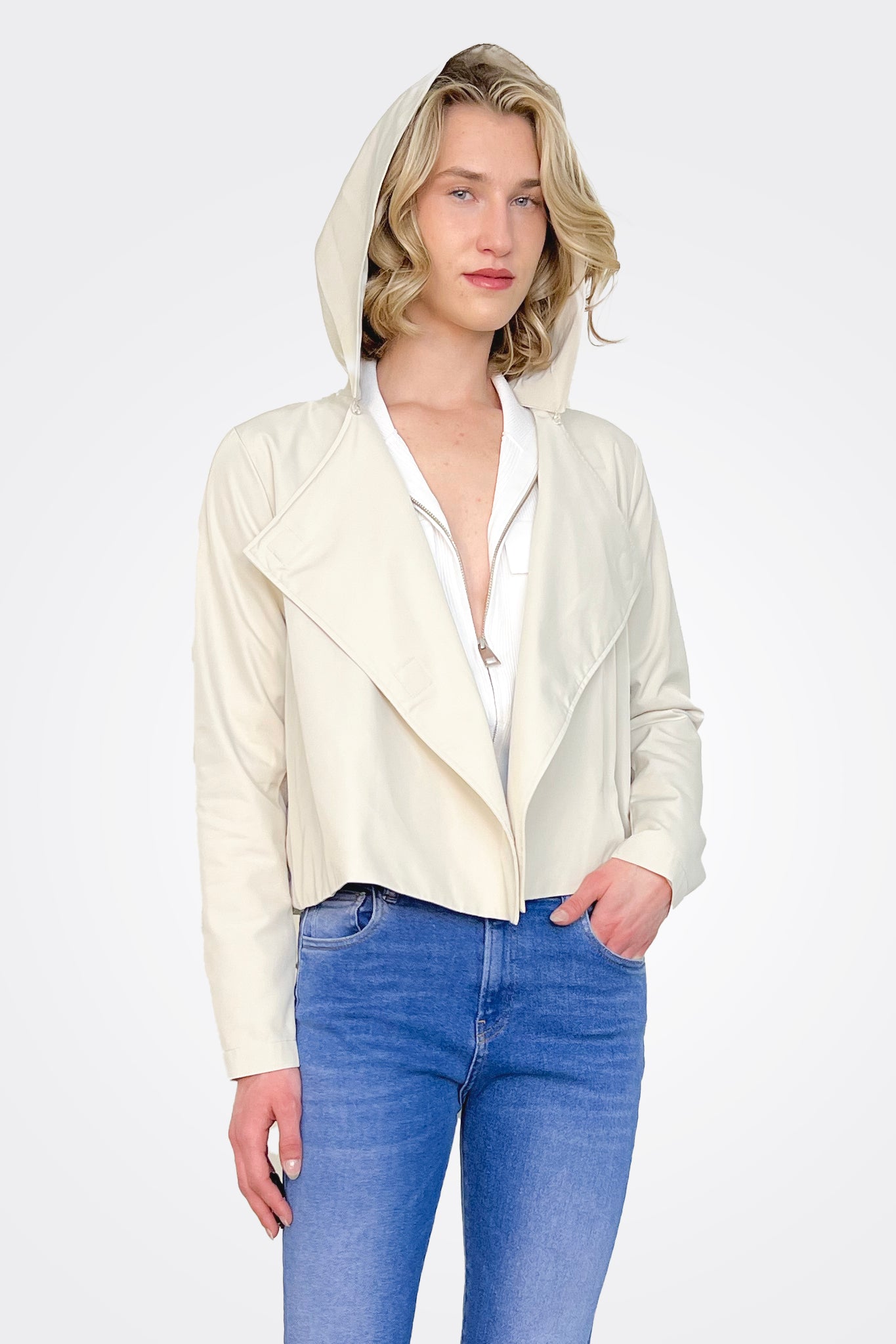 Hooded Dust Coat - Clay by Liviana Conti — view 4