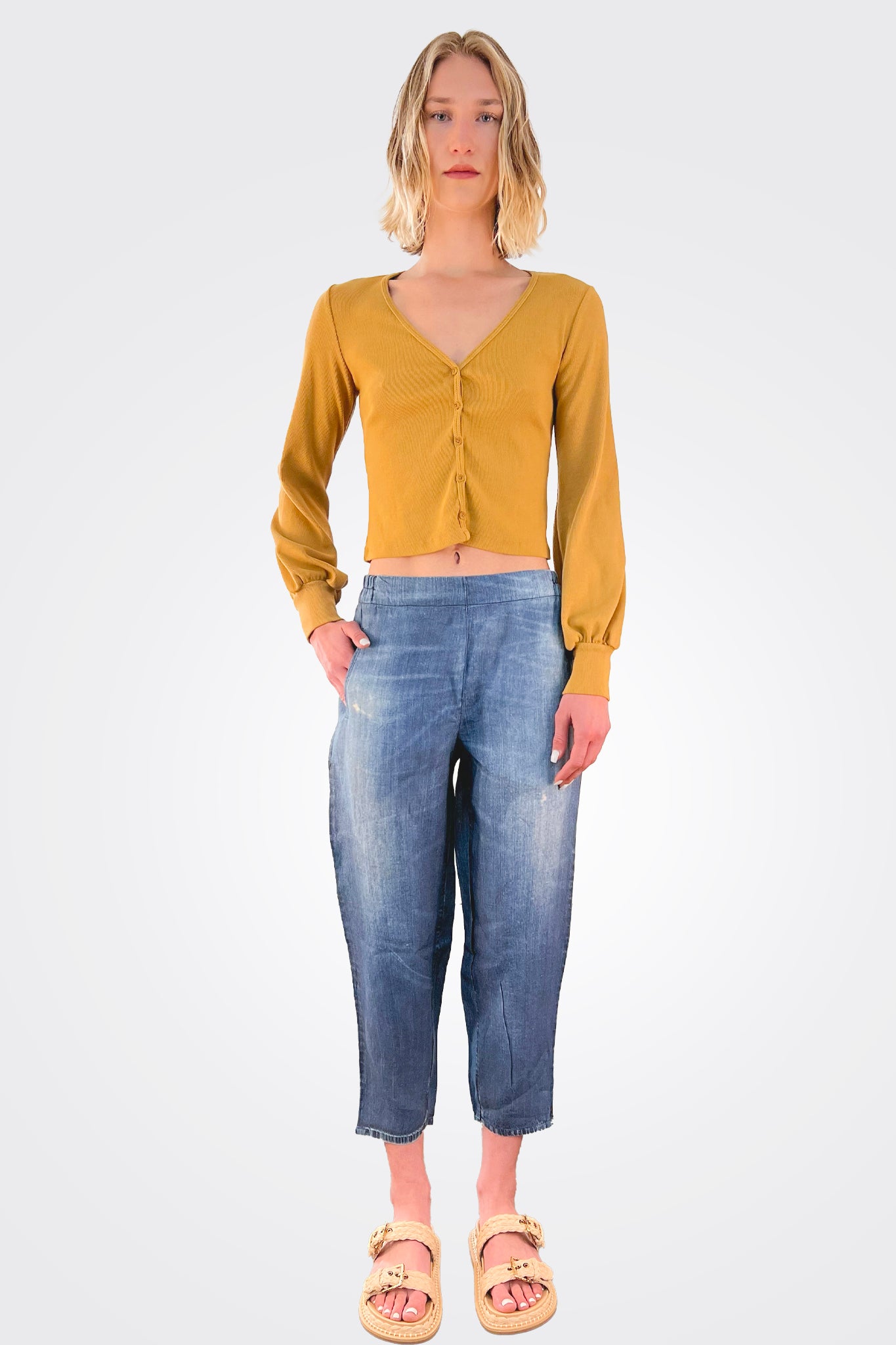 Tapaered Pant - Denim by Elemente Clemente | 25 South Boutiques