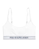 Logo Bralette - Cloud White by Polo Ralph Lauren — view 4
