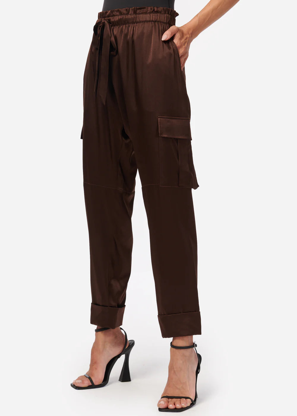 Carmen Cargo Pant - Clove by Cami NYC — alternate view