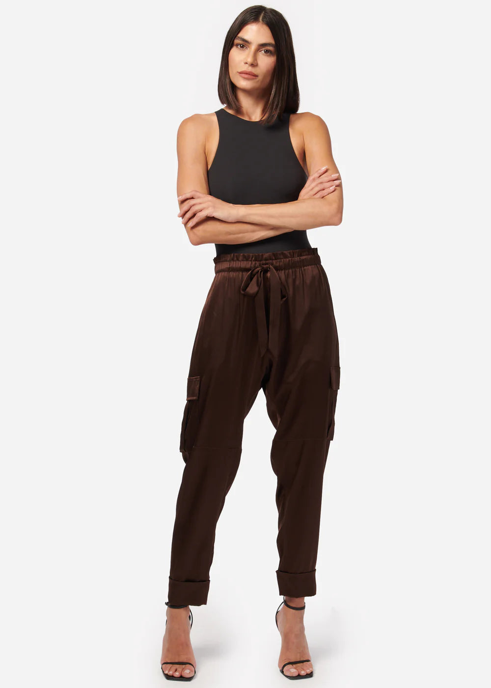 Carmen Cargo Pant - Clove by Cami NYC — view 5