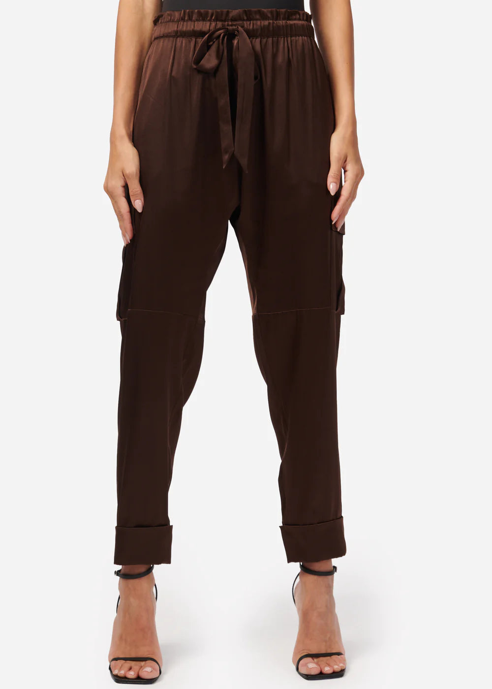 Carmen Cargo Pant - Clove by Cami NYC — view 3