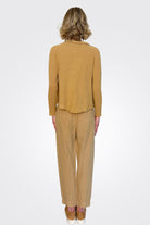 Linen Comfort Trousers - Camel by Transit Par-Such — alternate view
