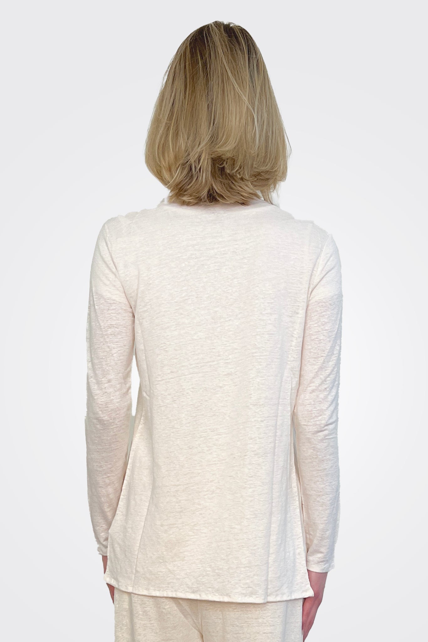Open Cardigan - Cream by Majestic — view 3
