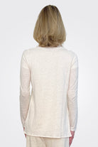 Open Cardigan - Cream by Majestic — view 3