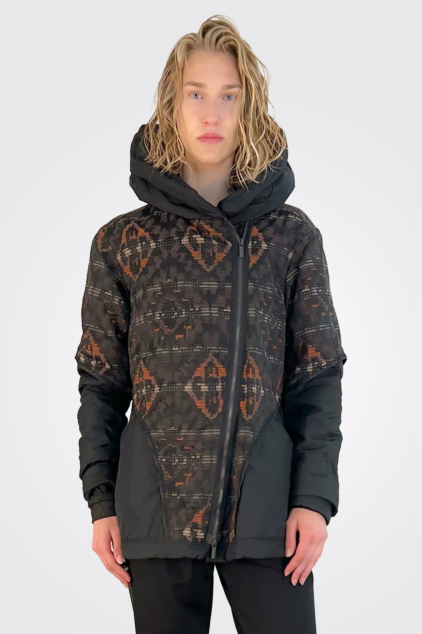 Jacquard Coat - Black Print by Beate Heymann | 25 South Boutiques