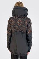 Jacquard Coat - Black Print by Beate Heymann — view 3