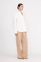 Colton Shirt - White by STAUD — view 4