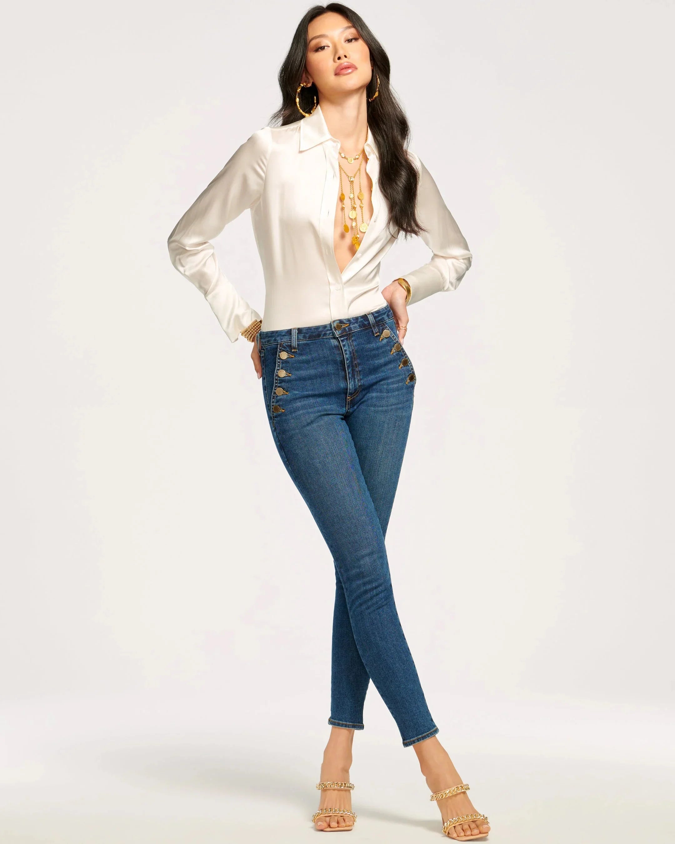 Helena High-Rise Skinny Jean - Medium Wash by Ramy Brook | 25 South Boutiques