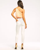 Helena High-Rise Skinny Jean - White by Ramy Brook — view 3