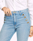 Helena High-Rise Skinny Jean - Light Wash by Ramy Brook — view 3