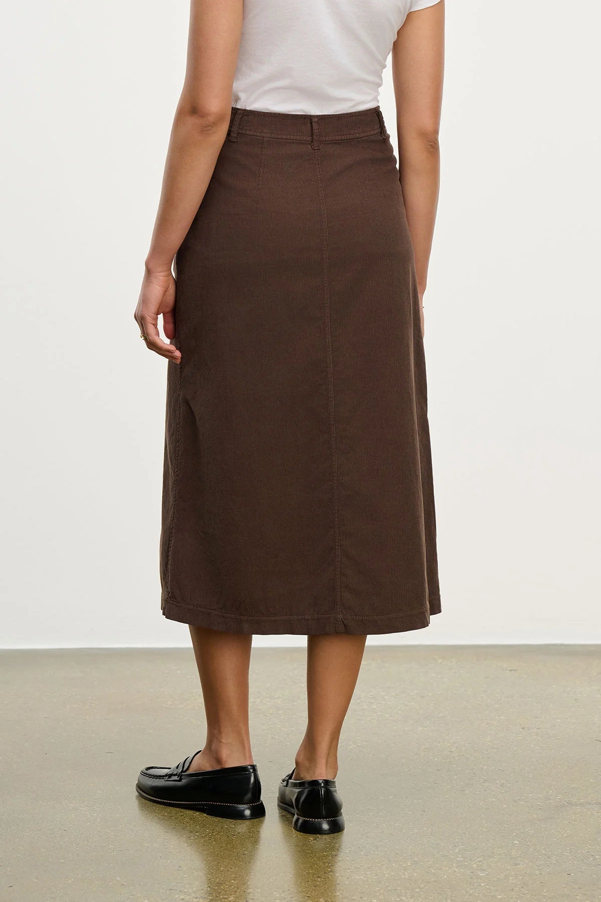 Fia Corduroy Skirt - Bark by Velvet — view 3
