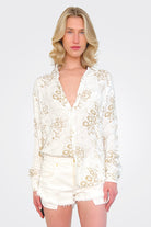 Joss Button Down Shirt - Washed Print by CP Shades | 25 South Boutiques