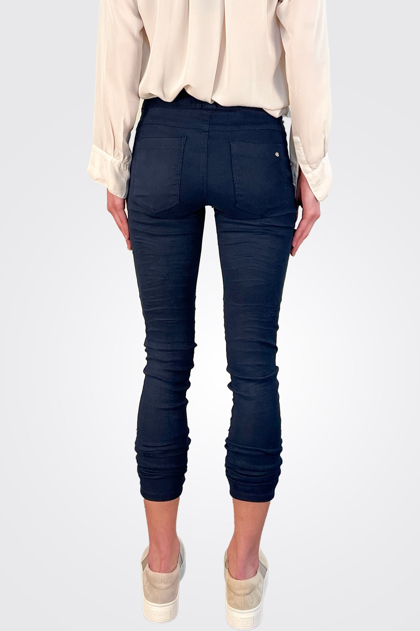 Shely Pants - Corduroy Blue by Bevy Flog — view 3