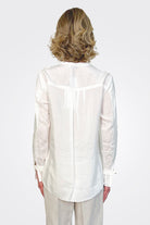 Collarless Blouse - Cream by Beate Heymann — alternate view