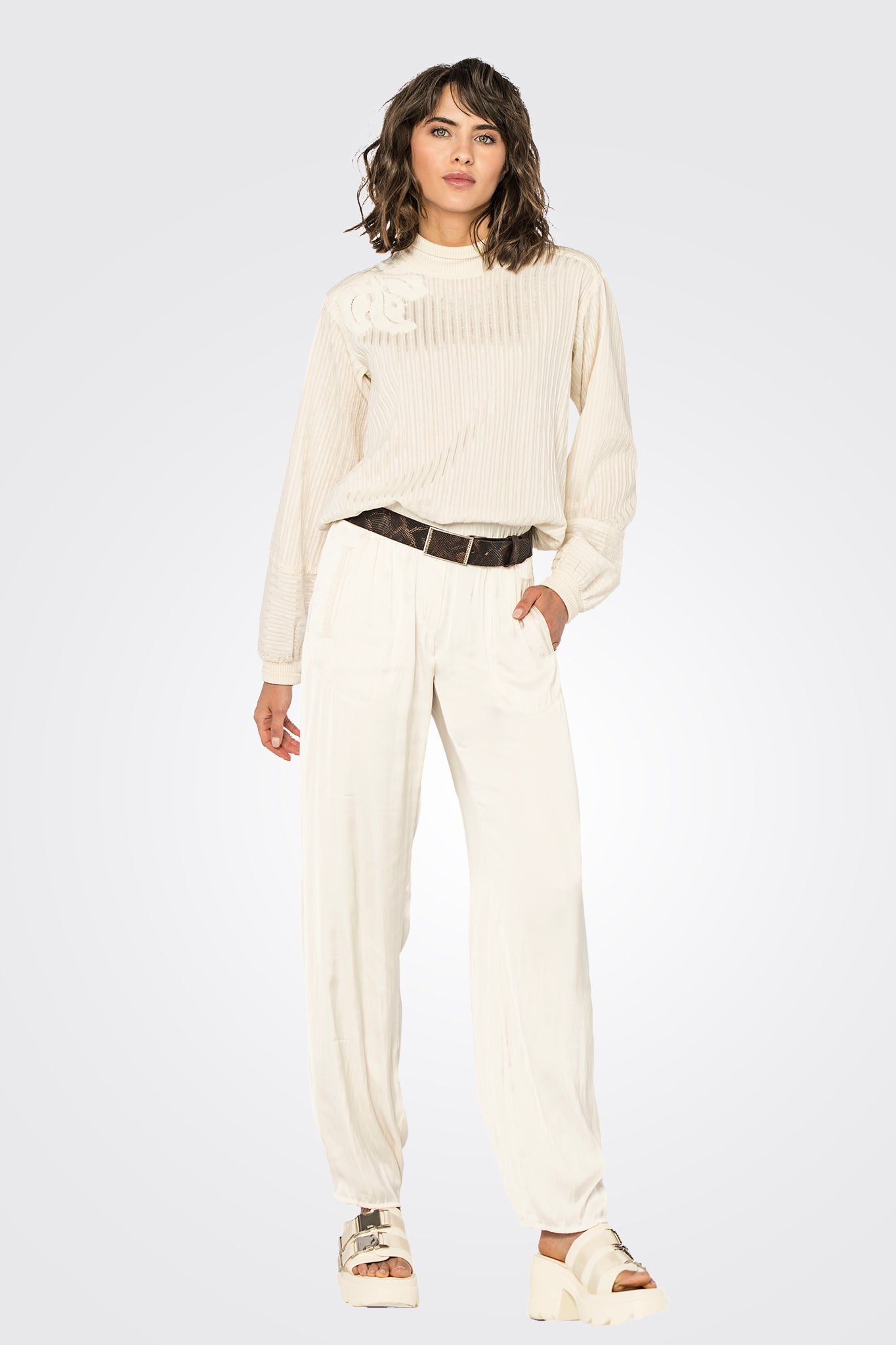 Trousers - Cream by Beate Heymann | 25 South Boutiques