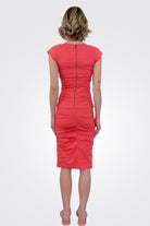 Cotton Metal Sandy Skirt - Coral by Nicole Miller — view 3
