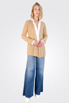 Cashmere Open Duster - Caramel by Minnie Rose — alternate view