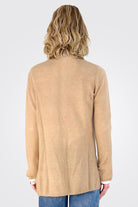 Cashmere Open Duster - Caramel by Minnie Rose — view 3