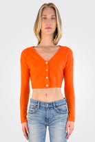 Gigi Cardigan - Papaya by Crush Cashmere — alternate view