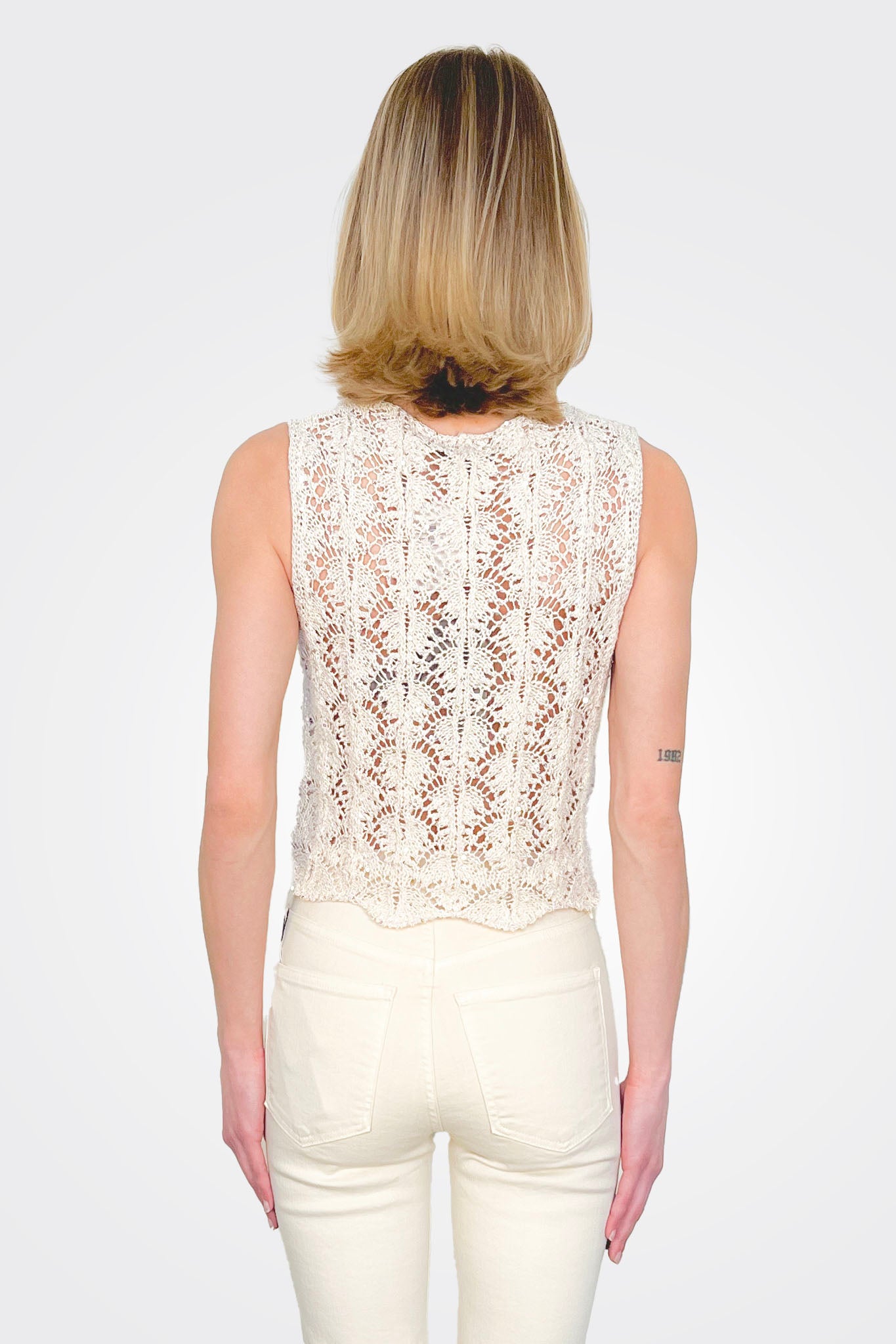 Knit Sleeveless Sweater - Avor by D. Exterior — view 3